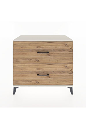 Hyperion Şifonyer 2 Çekmeceli 88x44x80 Aytaşı-Çam