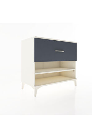 Hyperion Şifonyer Tek Raflı Tek Çekmeceli 88x44x80 Aytaşı-Antrasit