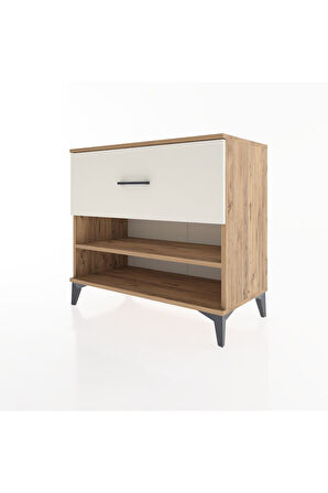 Hyperion Şifonyer Tek Raflı Tek Çekmeceli 88x44x80 Çam-Aytaşı