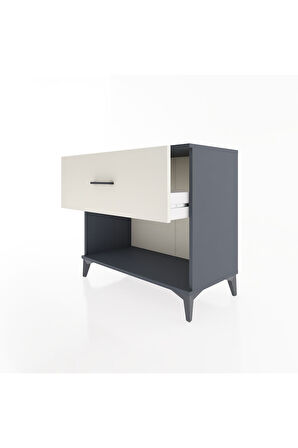 Hyperion Şifonyer Tek Çekmeceli 88x44x80 Antrasit-Aytaşı