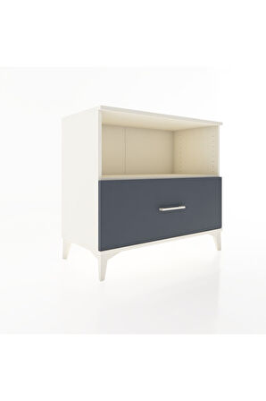 Hyperion Şifonyer Tek Raflı Tek Çekmeceli 88x44x80 Aytaşı-Antrasit