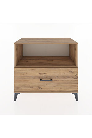 Hyperion Şifonyer Tek Raflı Tek Çekmeceli 88x44x80 Çam-Çam