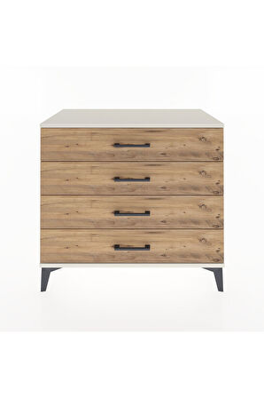 Hyperion Şifonyer 4 Çekmeceli 88x44x80 Aytaşı-Çam