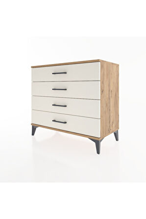 Hyperion Şifonyer 4 Çekmeceli 88x44x80 Çam-Aytaşı