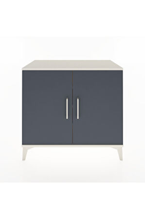 Hyperion Şifonyer 3 Raflı 2 Kapaklı 88x44x80 Aytaşı-Antrasit