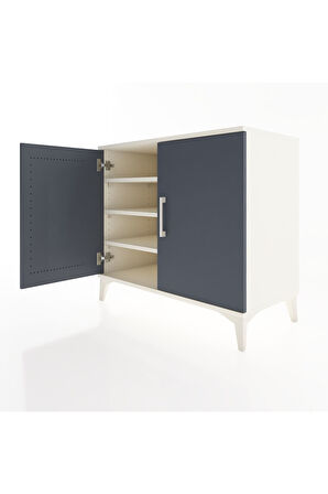 Hyperion Şifonyer 3 Raflı 2 Kapaklı 88x44x80 Aytaşı-Antrasit