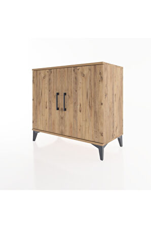 Hyperion Şifonyer 3 Raflı 2 Kapaklı 88x44x80 Çam-Çam