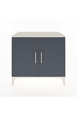 Hyperion Şifonyer 2 Raflı 2 Kapaklı 88x44x80 Aytaşı-Antrasit