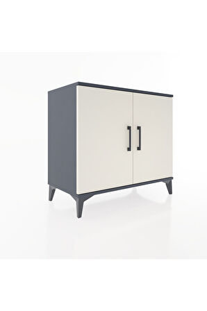 Hyperion Şifonyer 2 Kapaklı 88x44x80 Antrasit-Aytaşı