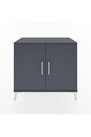 Hyperion Şifonyer 2 Kapaklı 88x44x80 Antrasit-Antrasit