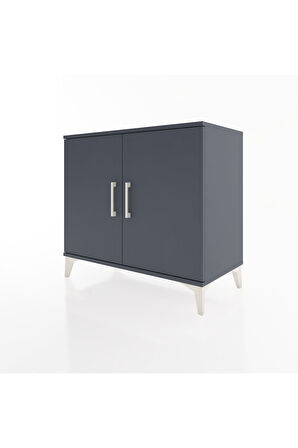 Hyperion Şifonyer 2 Kapaklı 88x44x80 Antrasit-Antrasit