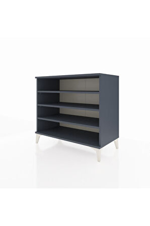 Hyperion Şifonyer 3 Raflı 88x44x80 Antrasit-Antrasit