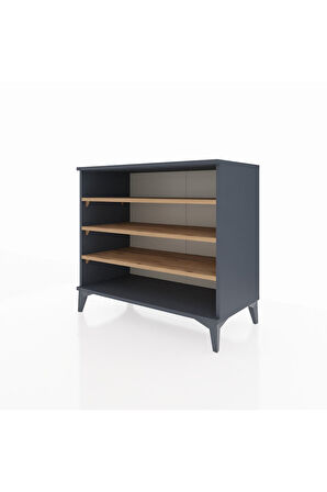 Hyperion Şifonyer 3 Raflı 88x44x80 Antrasit-Çam