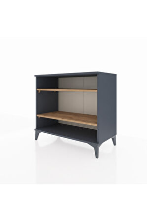 Hyperion Şifonyer 2 Raflı 88x44x80 Antrasit-Çam