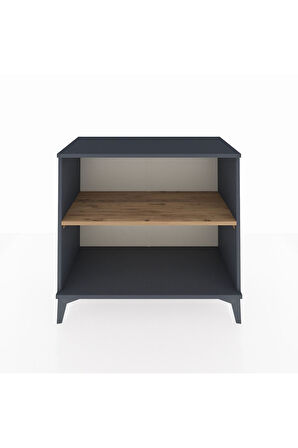 Hyperion Şifonyer Tek Raflı 88x44x80 Antrasit-Çam