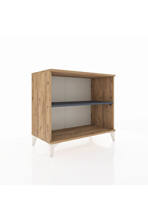 Hyperion Şifonyer Tek Raflı 88x44x80 Çam-Antrasit