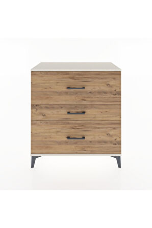 Hyperion Şifonyer 3 Çekmeceli 88x44x96 Aytaşı-Çam