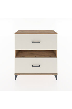 Hyperion Şifonyer Tek Raflı 2 Çekmeceli 88x44x96 Çam-Aytaşı