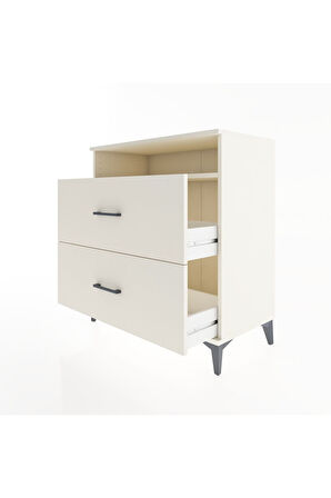 Hyperion Şifonyer Tek Raflı 2 Çekmeceli 88x44x96 Aytaşı-Aytaşı