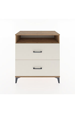 Hyperion Şifonyer Tek Raflı 2 Çekmeceli 88x44x96 Çam-Aytaşı