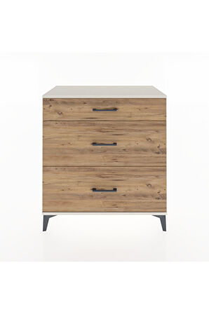 Hyperion Şifonyer 3 Çekmeceli 88x44x96 Aytaşı-Çam