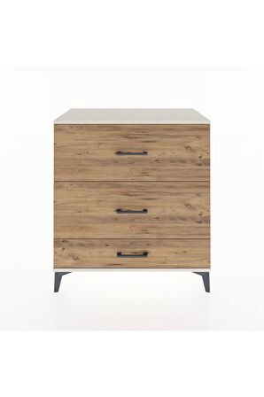 Hyperion Şifonyer 3 Çekmeceli 88x44x96 Aytaşı-Çam