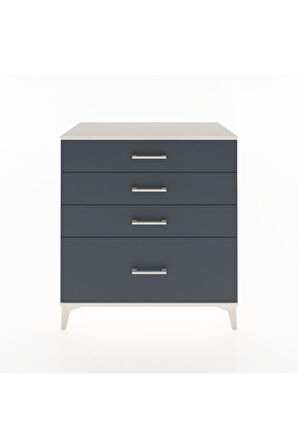 Hyperion Şifonyer 4 Çekmeceli 88x44x96 Aytaşı-Antrasit