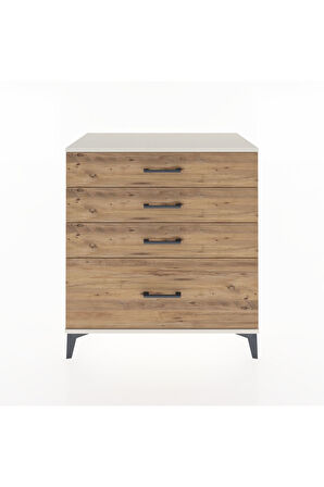 Hyperion Şifonyer 4 Çekmeceli 88x44x96 Aytaşı-Çam