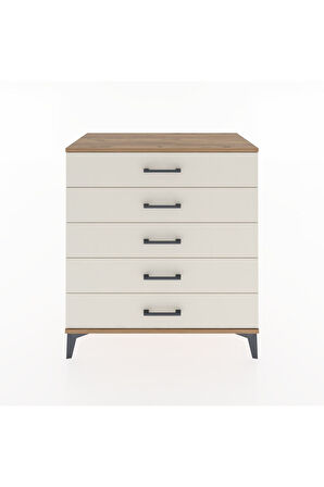 Hyperion Şifonyer 5 Çekmeceli 88x44x96 Çam-Aytaşı