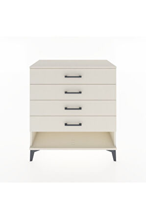 Hyperion Şifonyer 4 Çekmeceli 88x44x96 Aytaşı-Aytaşı