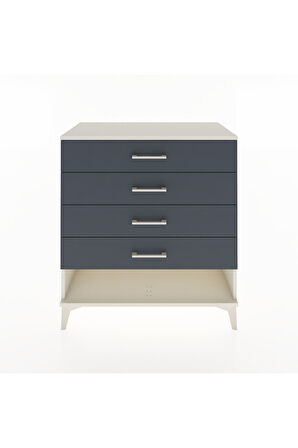 Hyperion Şifonyer 4 Çekmeceli 88x44x96 Aytaşı-Antrasit