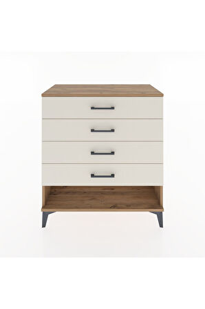 Hyperion Şifonyer 4 Çekmeceli 88x44x96 Çam-Aytaşı