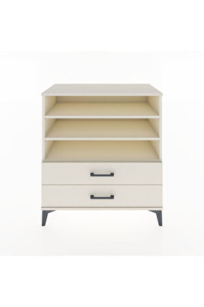 Hyperion Şifonyer 3 Raflı 2 Çekmeceli 88x44x96 Aytaşı-Aytaşı