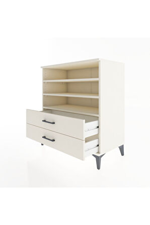 Hyperion Şifonyer 3 Raflı 2 Çekmeceli 88x44x96 Aytaşı-Aytaşı