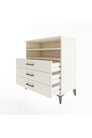 Hyperion Şifonyer 2 Raflı 3 Çekmeceli 88x44x96 Aytaşı-Aytaşı