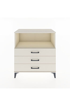 Hyperion Şifonyer Tek Raflı 3 Çekmeceli 88x44x96 Aytaşı-Aytaşı