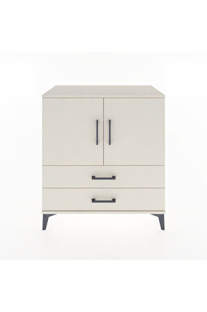 Hyperion Şifonyer 3 Raflı 2 Çekmeceli 2 Kapaklı 88x44x96 Aytaşı-Aytaşı