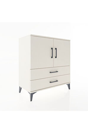 Hyperion Şifonyer 3 Raflı 2 Çekmeceli 2 Kapaklı 88x44x96 Aytaşı-Aytaşı