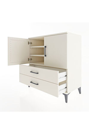 Hyperion Şifonyer 3 Raflı 2 Çekmeceli 2 Kapaklı 88x44x96 Aytaşı-Aytaşı