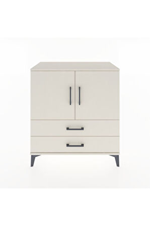 Hyperion Şifonyer Tek Raflı 2 Çekmeceli 2 Kapaklı 88x44x96 Aytaşı-Aytaşı