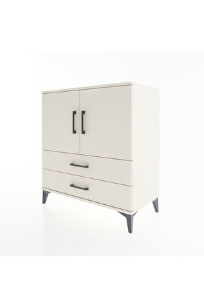 Hyperion Şifonyer Tek Raflı 2 Çekmeceli 2 Kapaklı 88x44x96 Aytaşı-Aytaşı