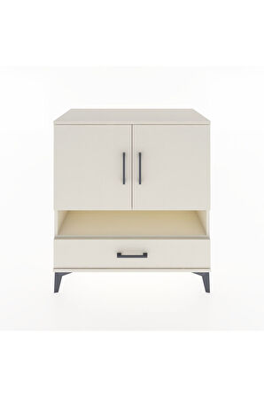 Hyperion Şifonyer 2 Raflı Tek Çekmeceli 2 Kapaklı 88x44x96 Aytaşı-Aytaşı