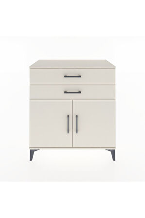 Hyperion Şifonyer 2 Raflı 2 Çekmeceli 2 Kapaklı 88x44x96 Aytaşı-Aytaşı