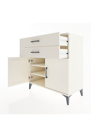 Hyperion Şifonyer 2 Raflı 2 Çekmeceli 2 Kapaklı 88x44x96 Aytaşı-Aytaşı