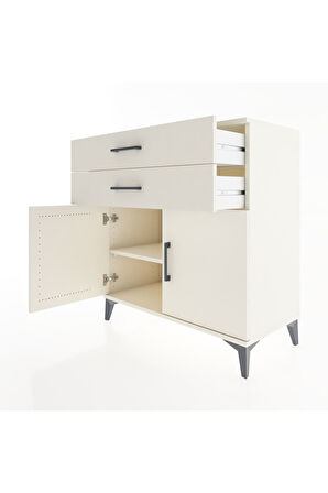 Hyperion Şifonyer Tek Raflı 2 Çekmeceli 2 Kapaklı 88x44x96 Aytaşı-Aytaşı