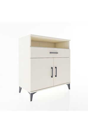 Hyperion Şifonyer Tek Raflı Tek Çekmeceli 2 Kapaklı 88x44x96 Aytaşı-Aytaşı