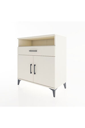 Hyperion Şifonyer Tek Raflı Tek Çekmeceli 2 Kapaklı 88x44x96 Aytaşı-Aytaşı