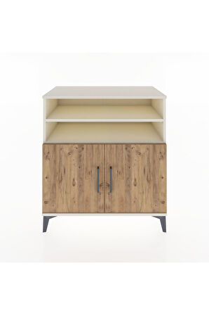 Hyperion Şifonyer 4 Raflı 2 Kapaklı 88x44x96 Aytaşı-Çam