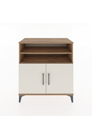 Hyperion Şifonyer 4 Raflı 2 Kapaklı 88x44x96 Çam-Aytaşı