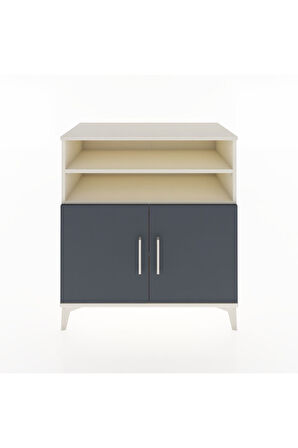 Hyperion Şifonyer 3 Raflı 2 Kapaklı 88x44x96 Aytaşı-Antrasit